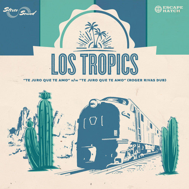 Los Tropics ft. Steffy Brown - Te Juro Que Te Amo [7" - Ltd Edt. Teal/Blue Vinyl]