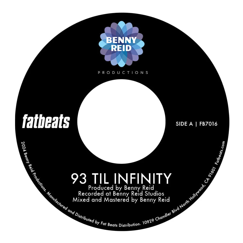 Benny Reid - 93 'Til Infinity / Day One [7"]