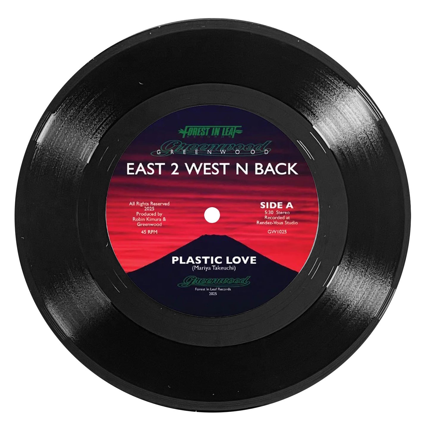 Greenwood - Plastic Love / Your Eyes [7"]