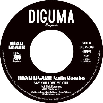 MAD BLACK Latin Combo - Say You Love Me Girl feat. Nick Kurosawa [7"]