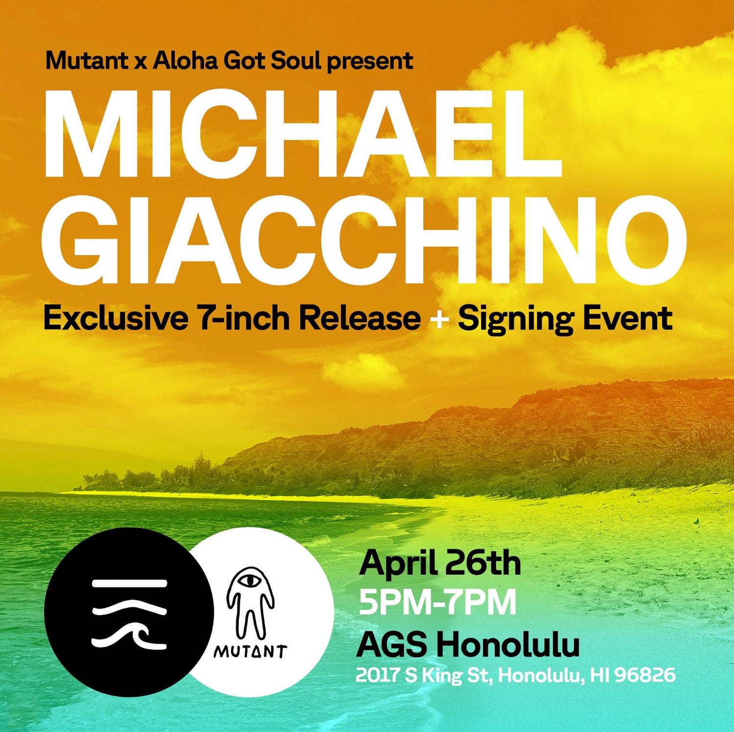 Michael Giacchino - 7" exclusive (Mutant Records)