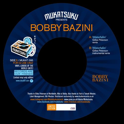 Bobby Bazini - Waterfallin (Gilles Peterson Remix) [7"]