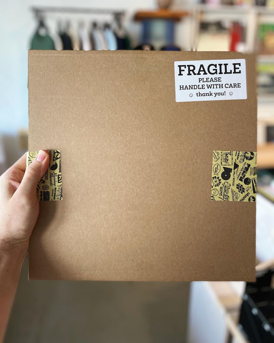 Cardboard LP Record Mailer