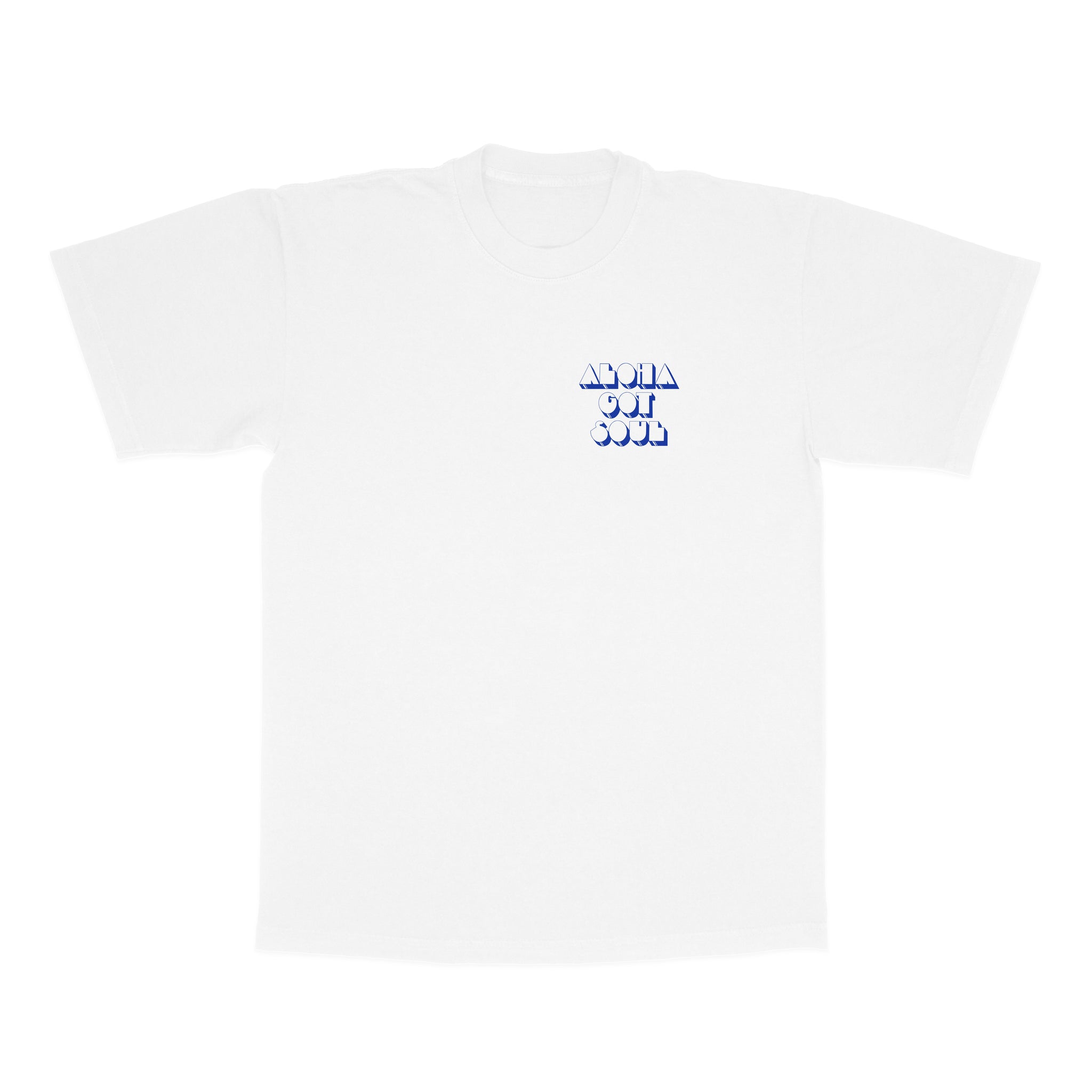 Disco Island T-shirt (White / Blue)