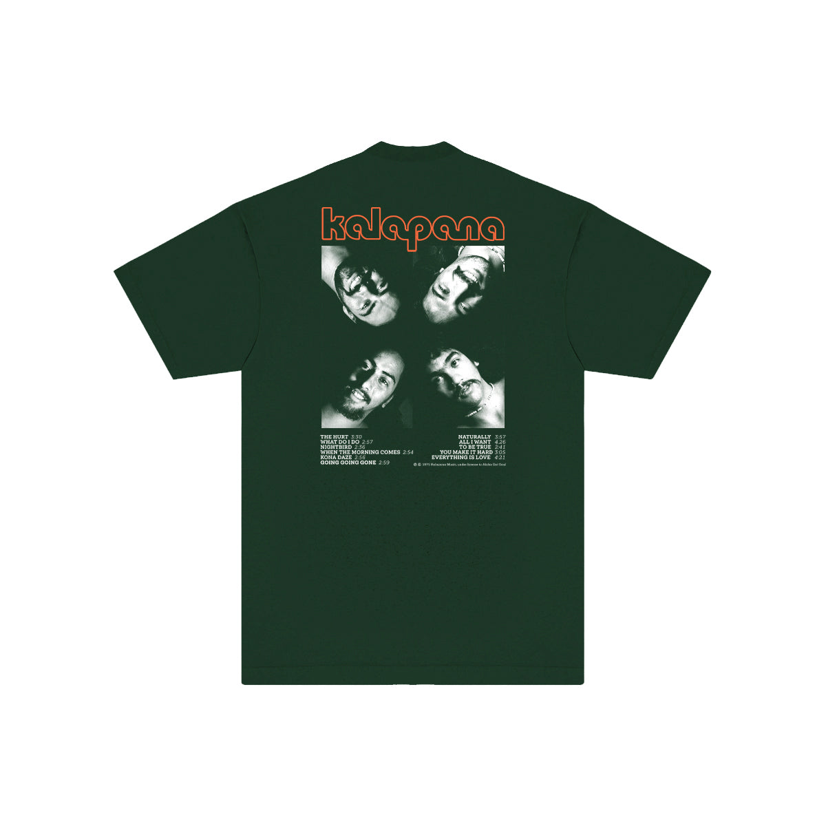 Kalapana Album Cover T-Shirt (Green)