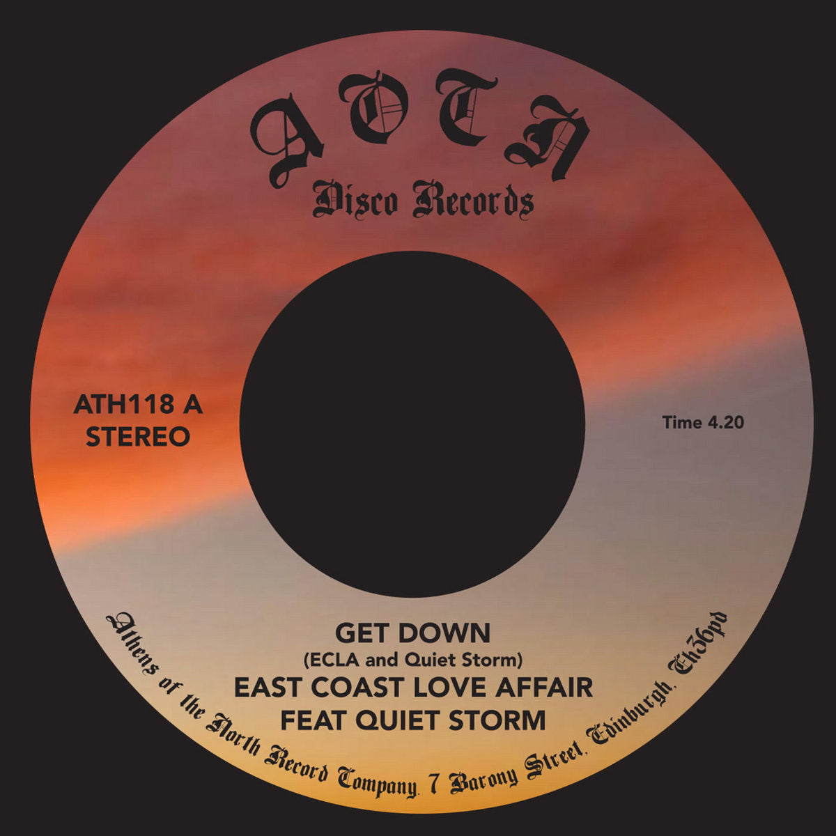 East Coast Love Affair - Get Down [7"]