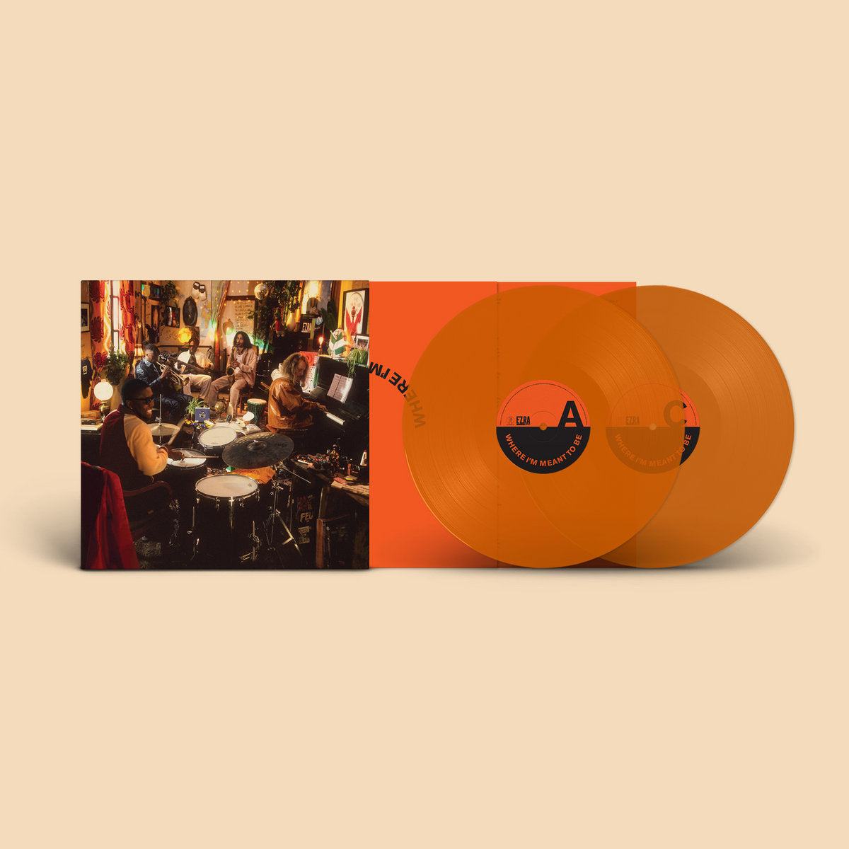 Ezra Collective - Where I'm Meant To Be [Orange Vinyl]