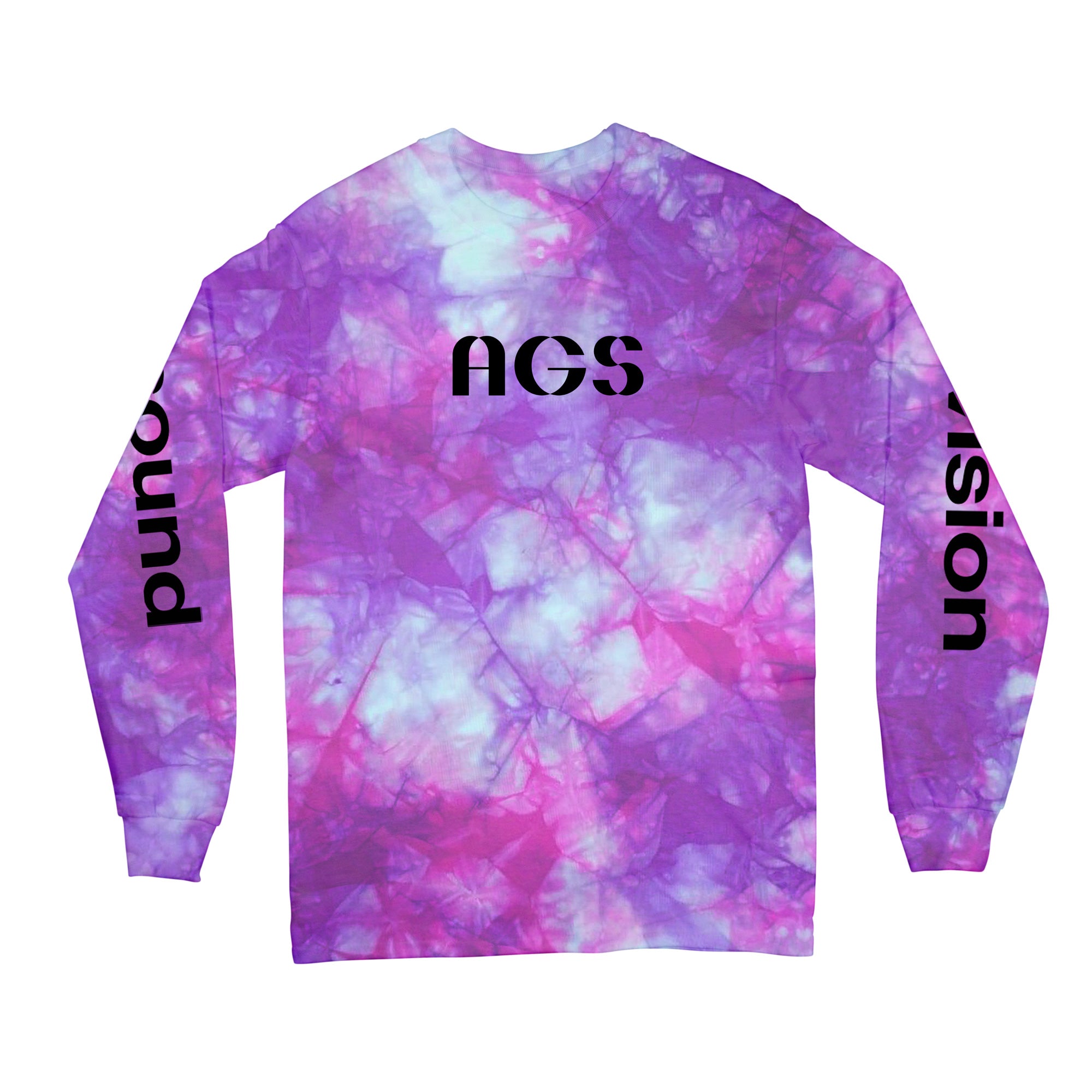 Sound Vision (Purple Tie Dye) Long Sleeve Shirt