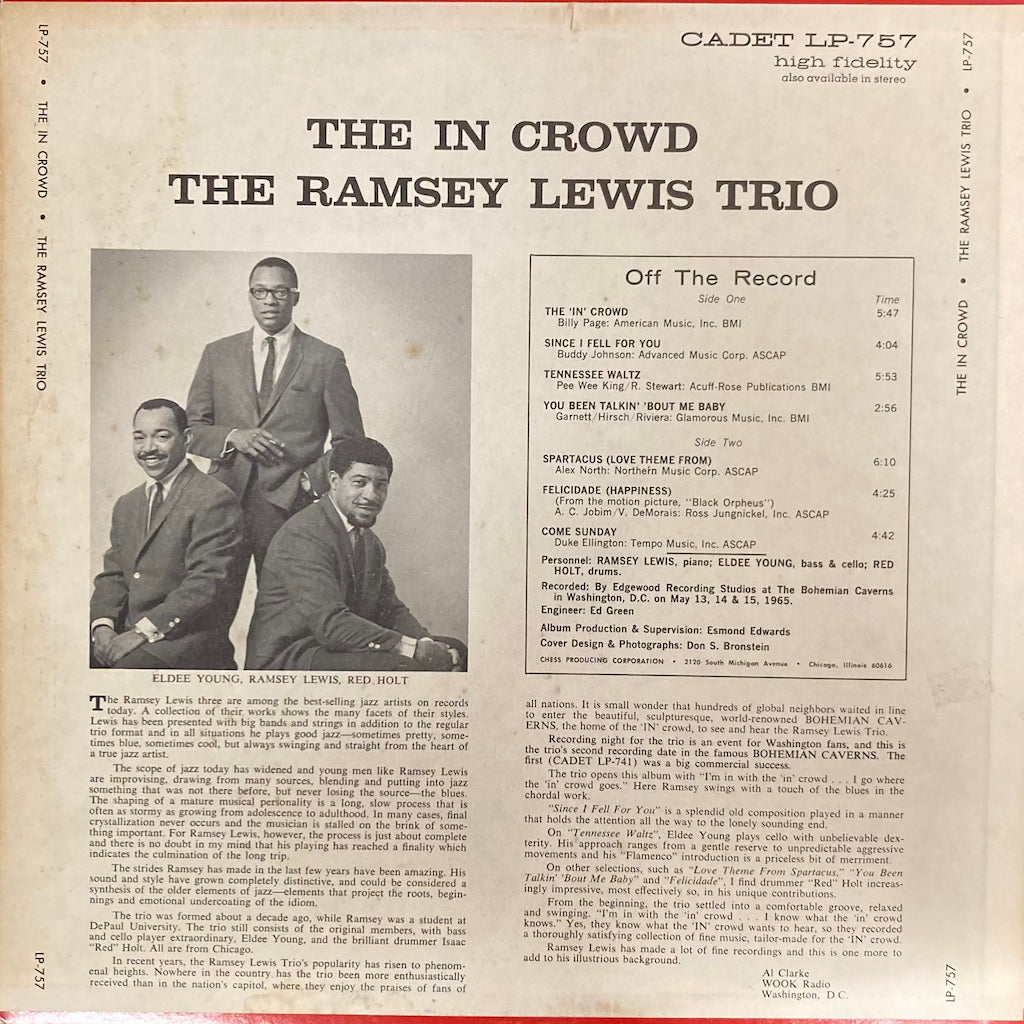 The Ramsey Lewis Trio - The In Crowd