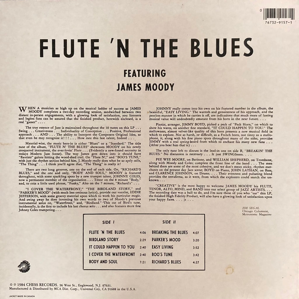 James Moody - Flute 'N The Blues