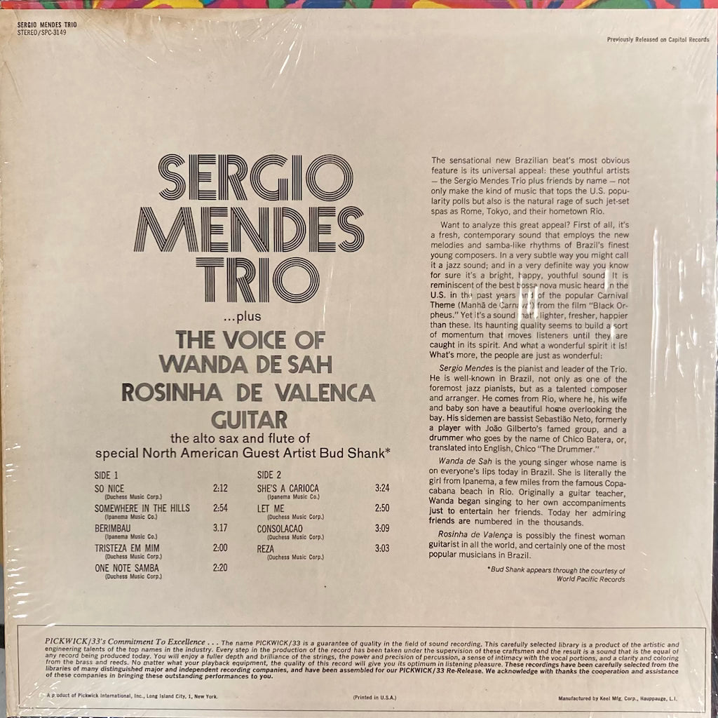 Sergio Mendes Trio - So Nice