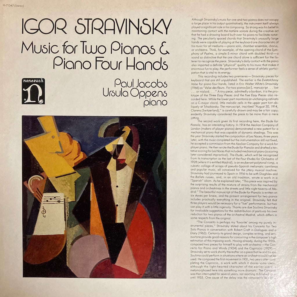 Igor Stravinsky - Music for Two Pianos & Piano Four Hands