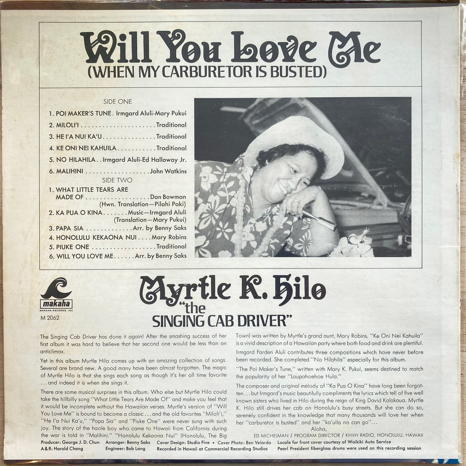 Myrtle K. Hilo - Will You Love Me