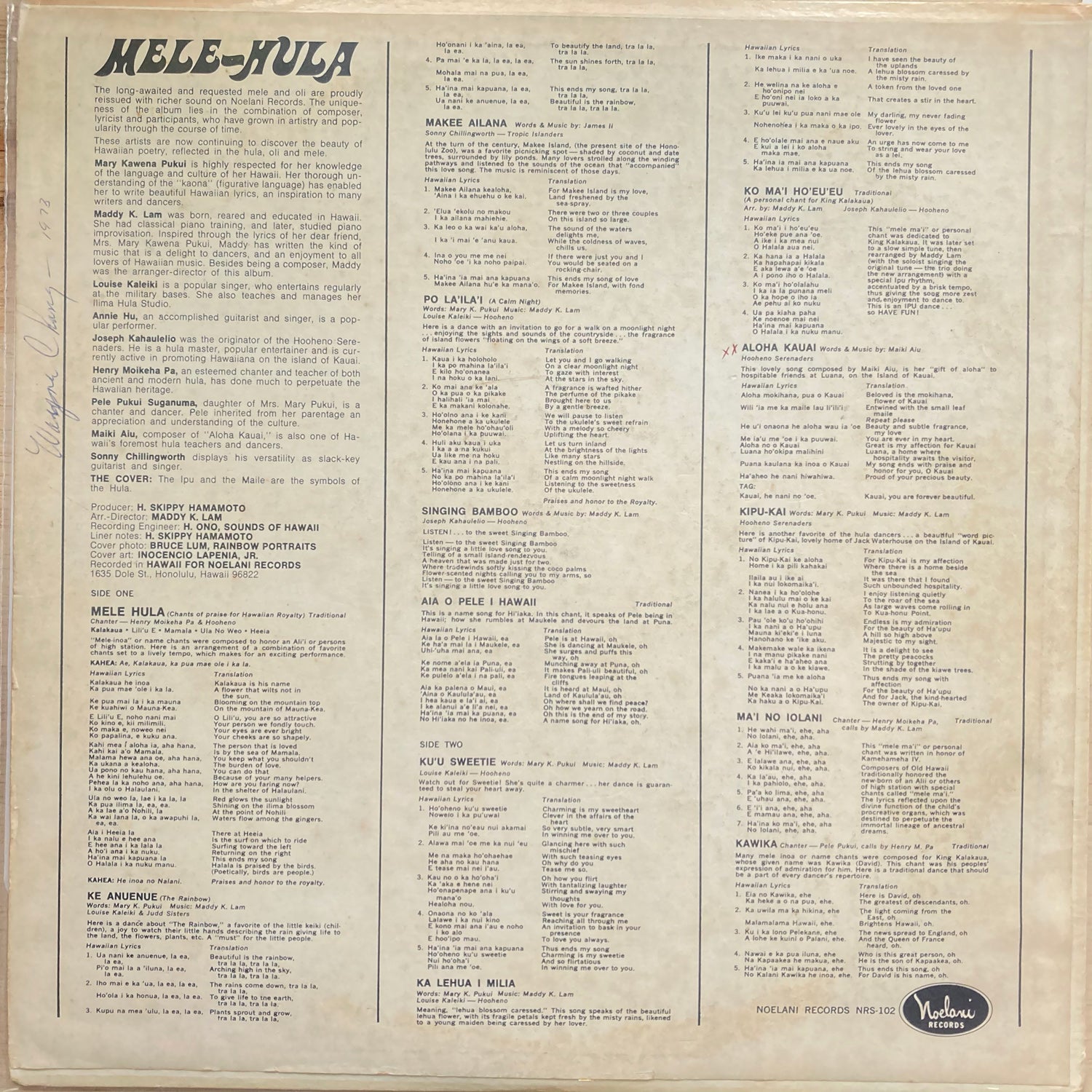 Various - Mele Hula Volume 1
