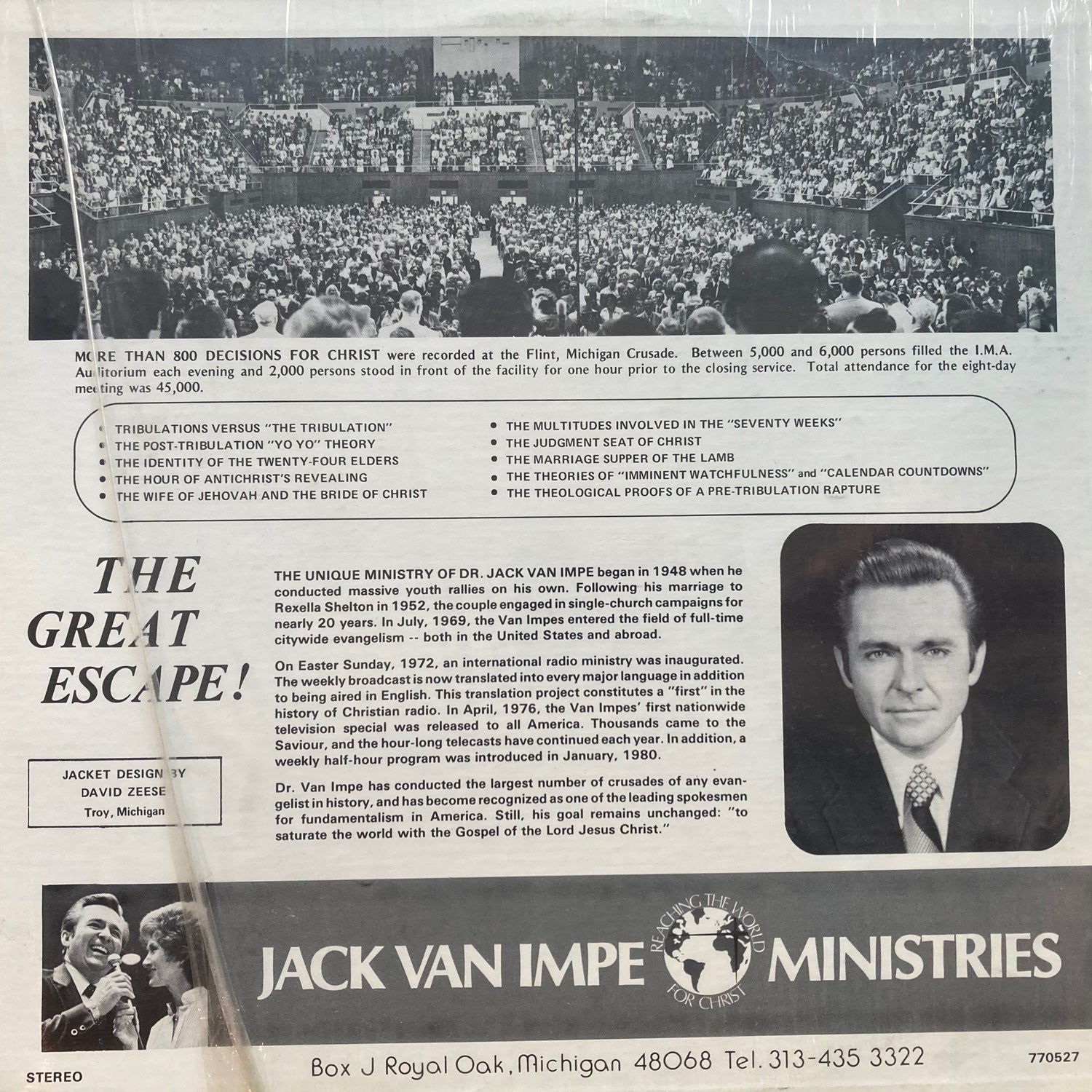 The Great Escape! - Dr. Jack Van Impe