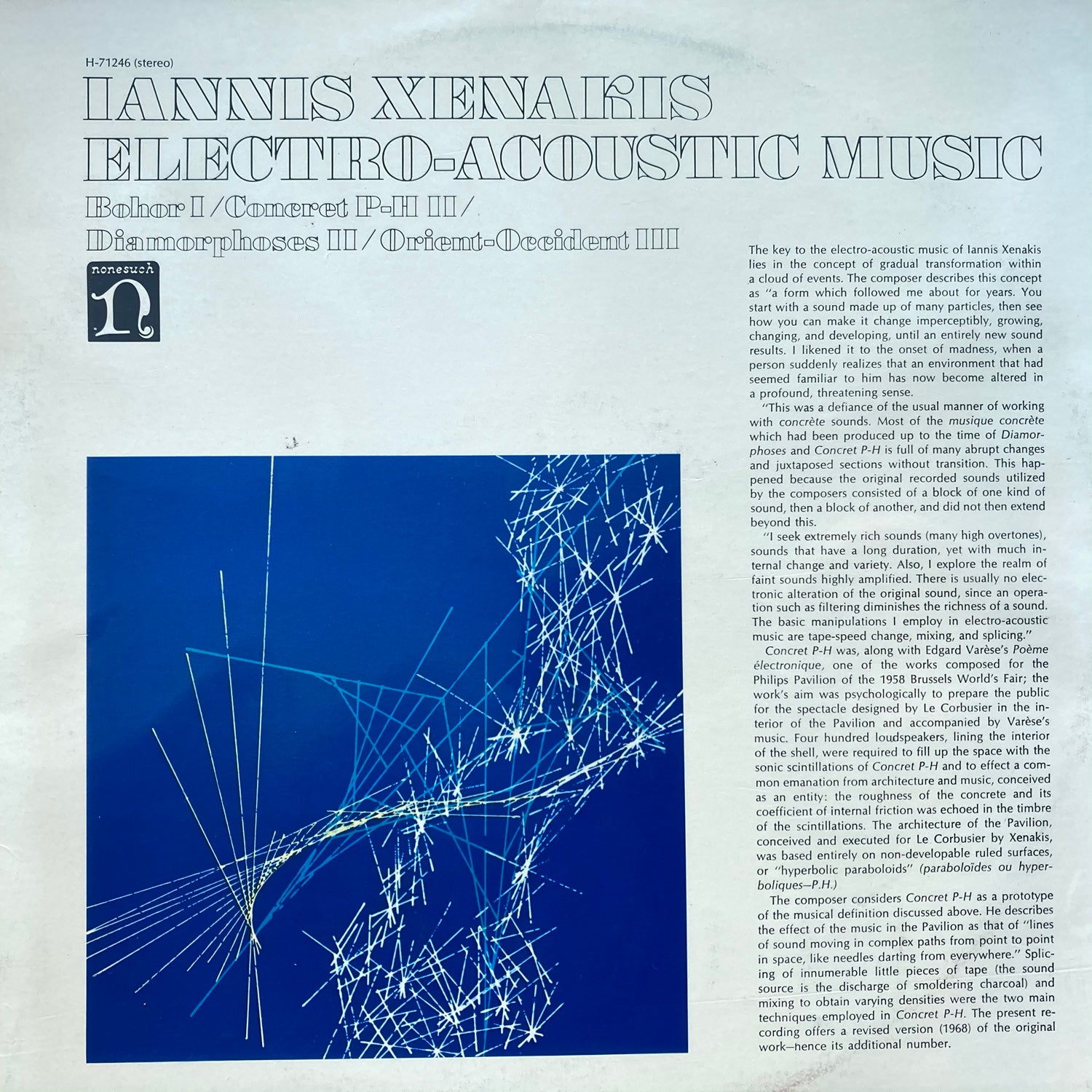 Iannis Xenakis - Electro Acoustic Music