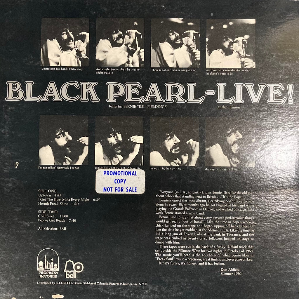 Black Pearl - Live!