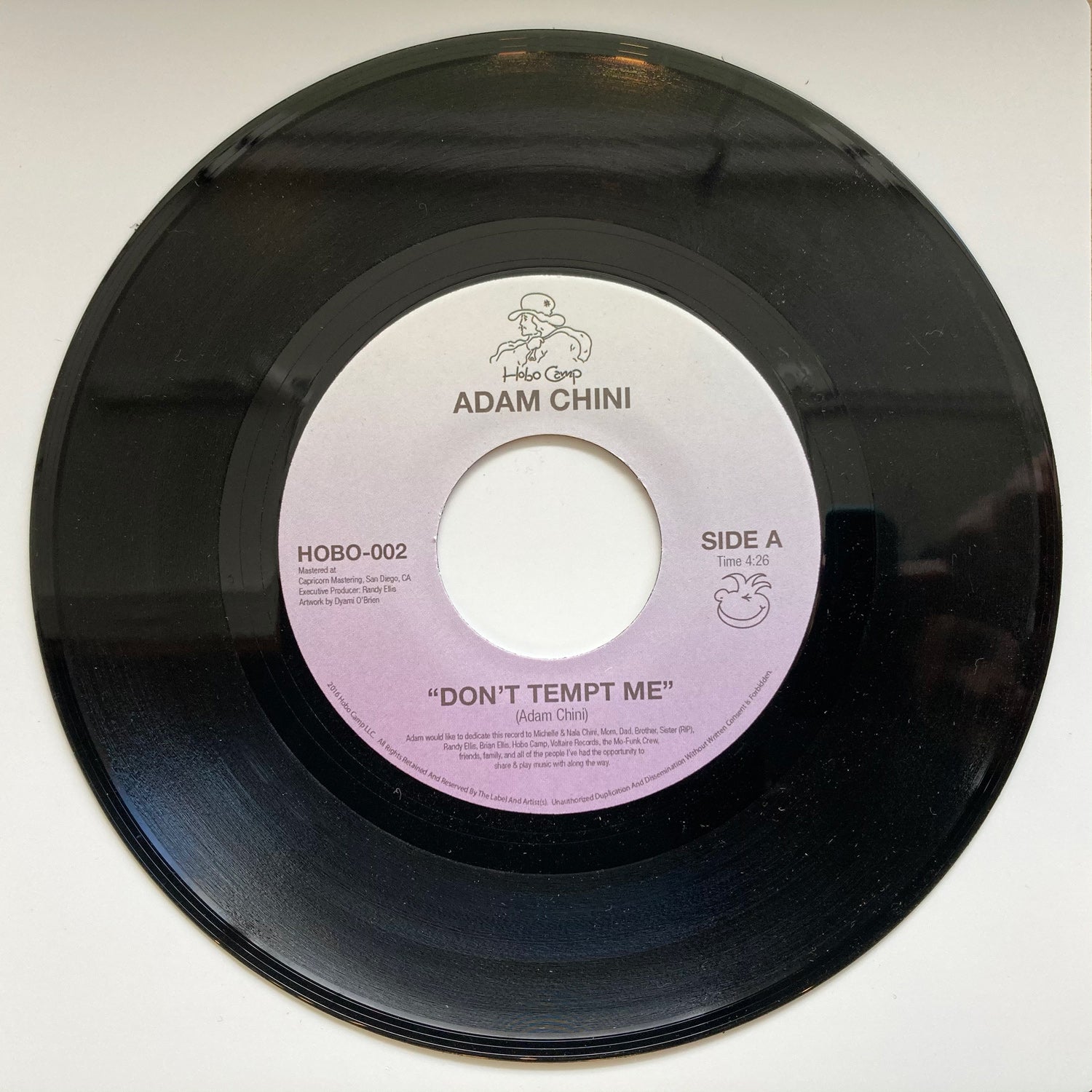 Adam Chini - Don't Tempt Me / Let Me The Night Slip Away