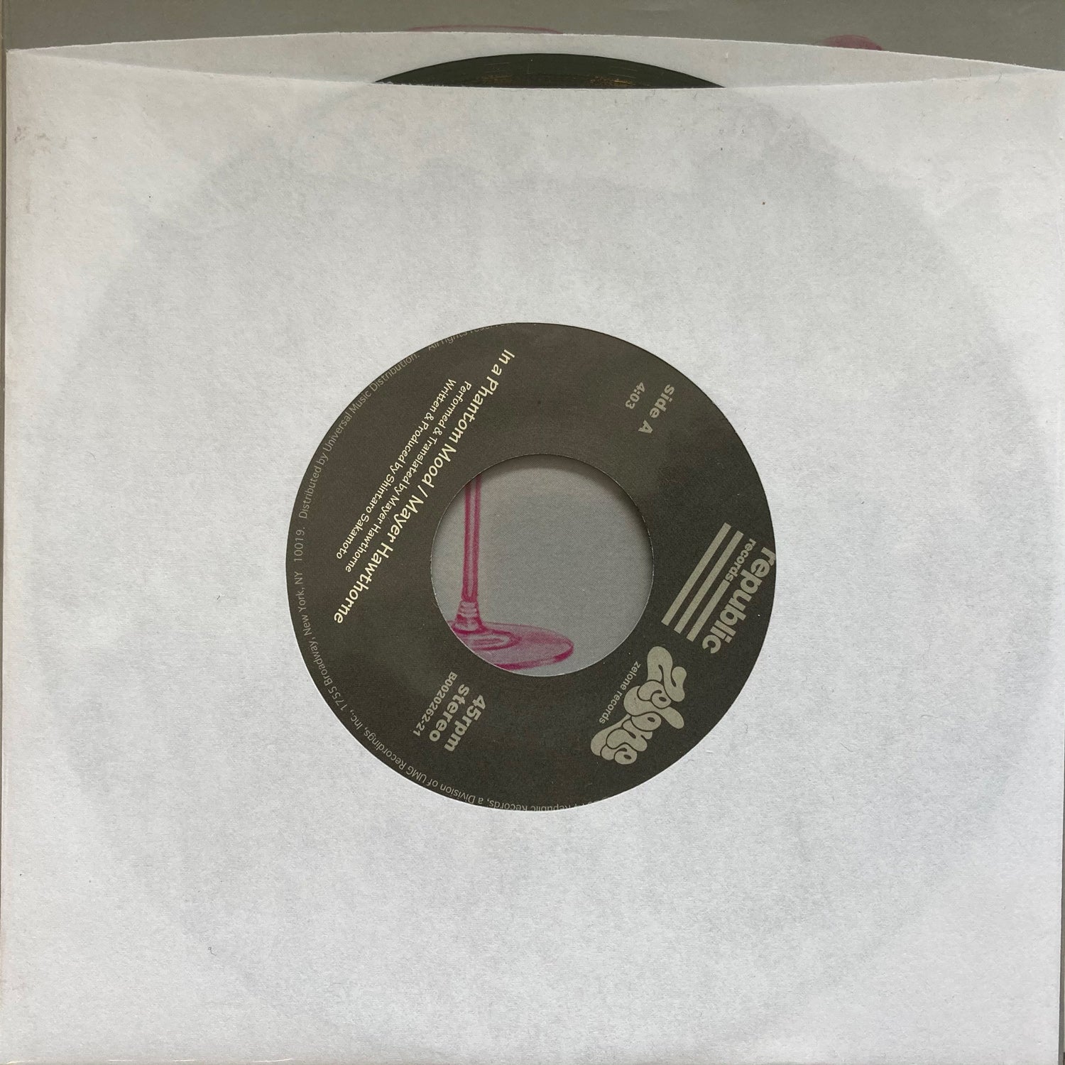 Mayer Hawthorne & Shintaro Sakamoto - In A Phantom Mood / Wine Glass Woman (7")