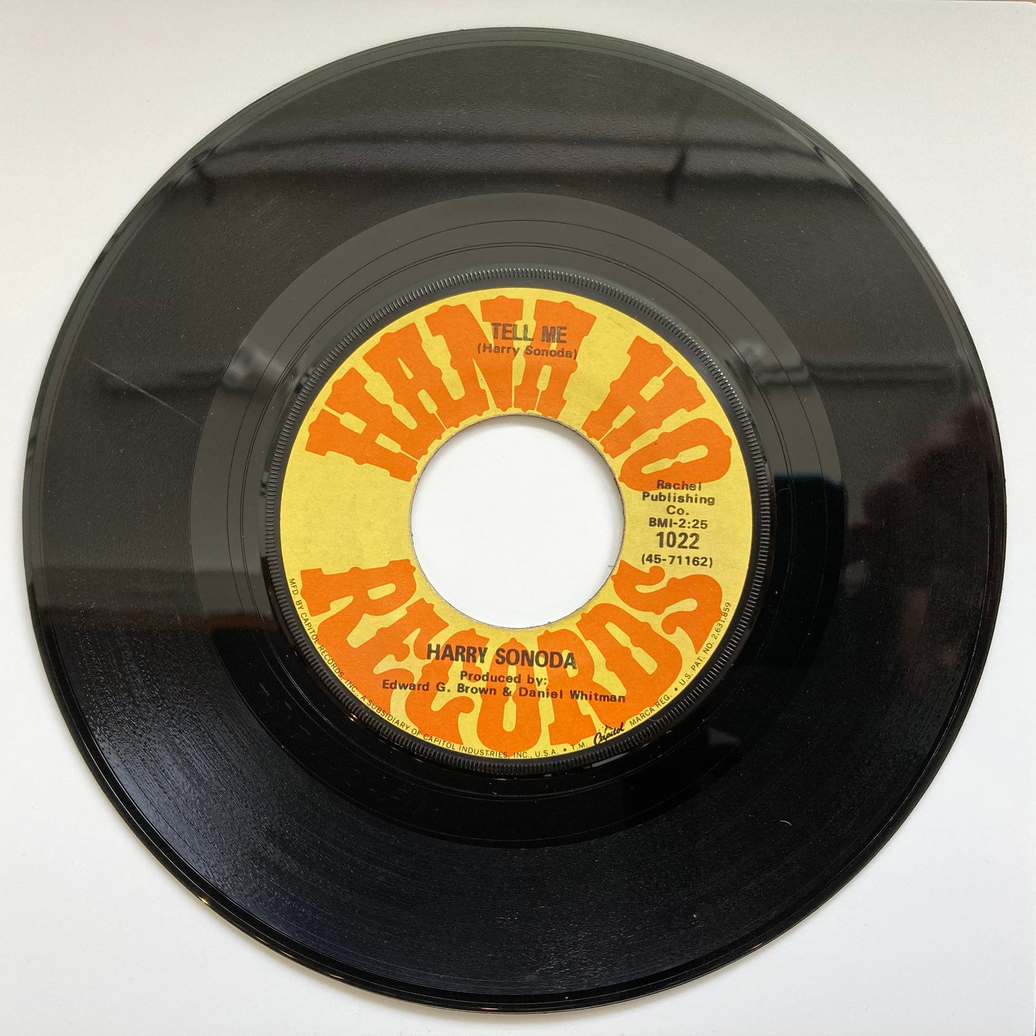 Harry Sonoda - Tell Me / You Don't Need A Mind Just Soul (7")
