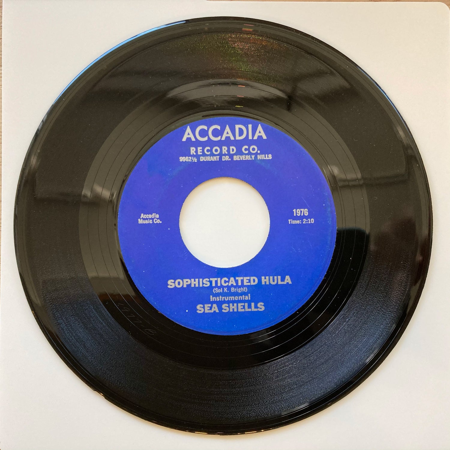 Joe Recca - Sapphire of the Tropics (7")