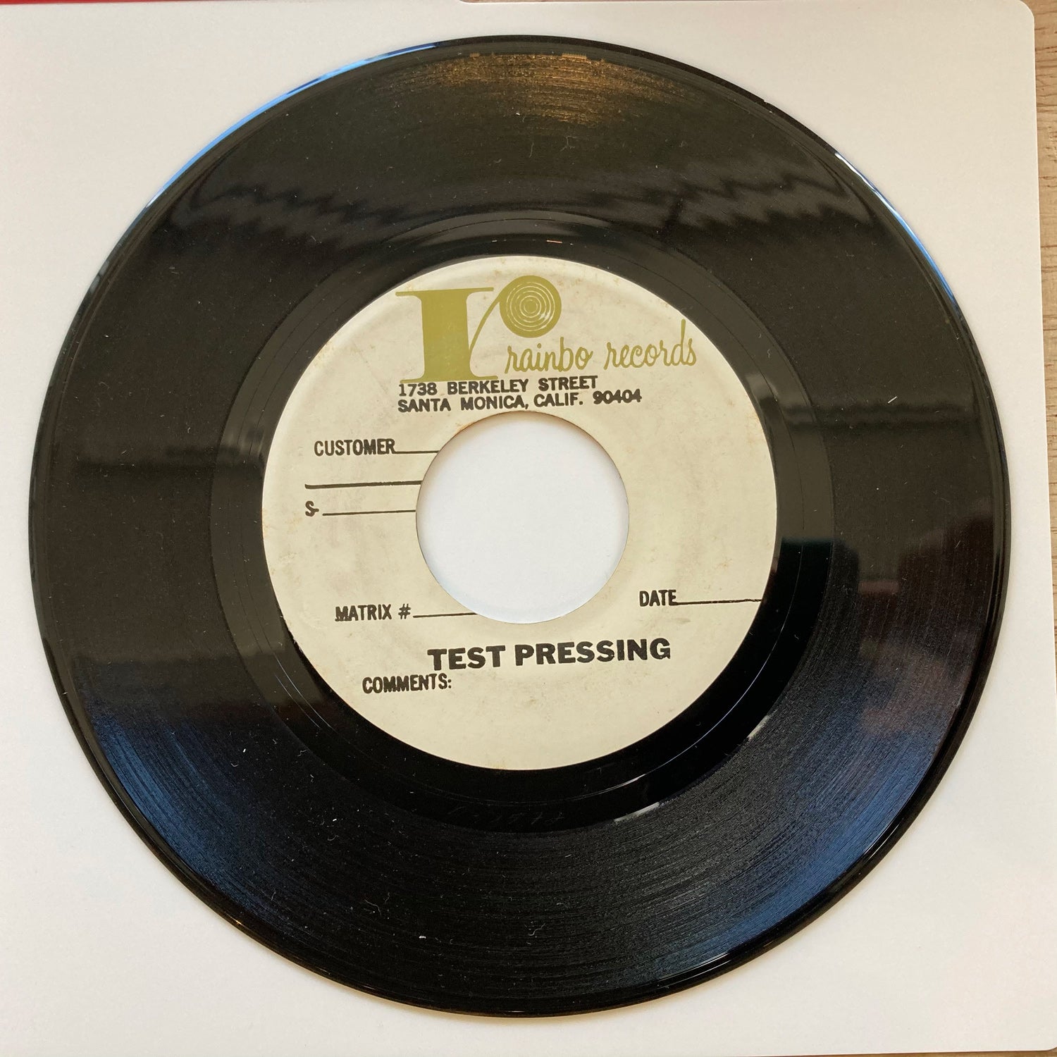 Wiz Kidz - Down On My Luck / What's This Feeling [Test Pressing, 7"]