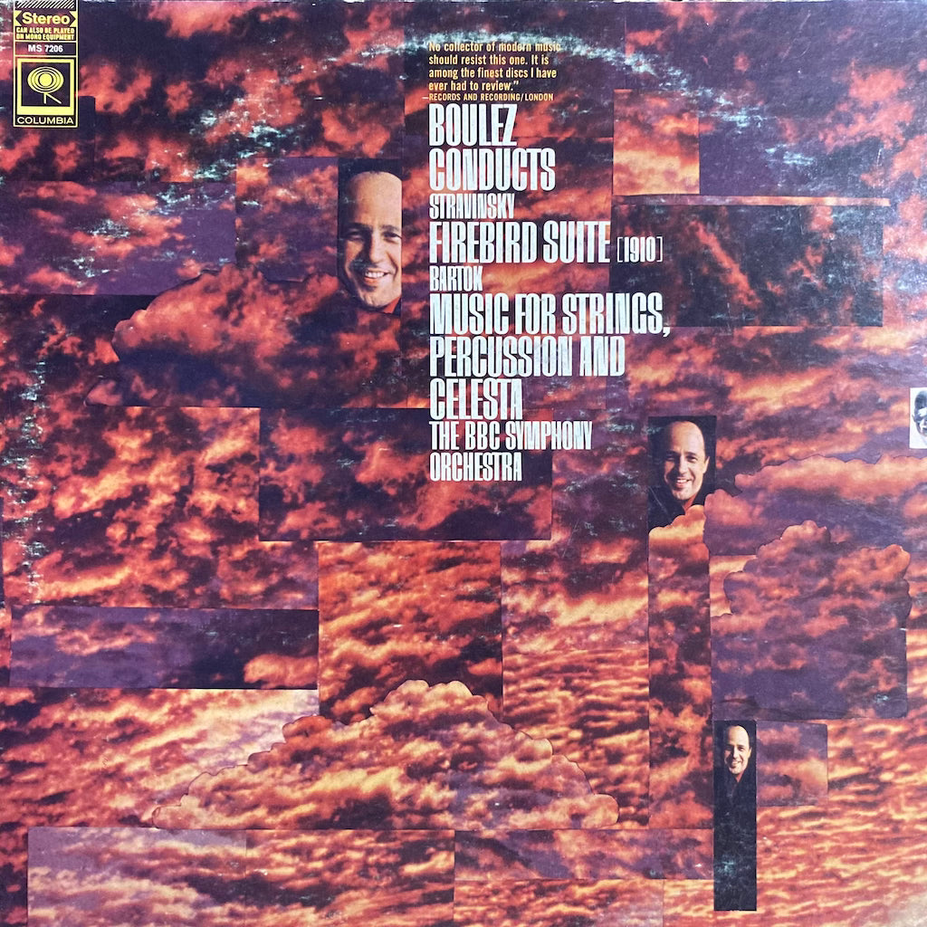 Boulez Conducts Stravinsky / Bartok, The BBC Symphony Orchestra – Firebird Suite / Music For Strings, Percussion And Celesta