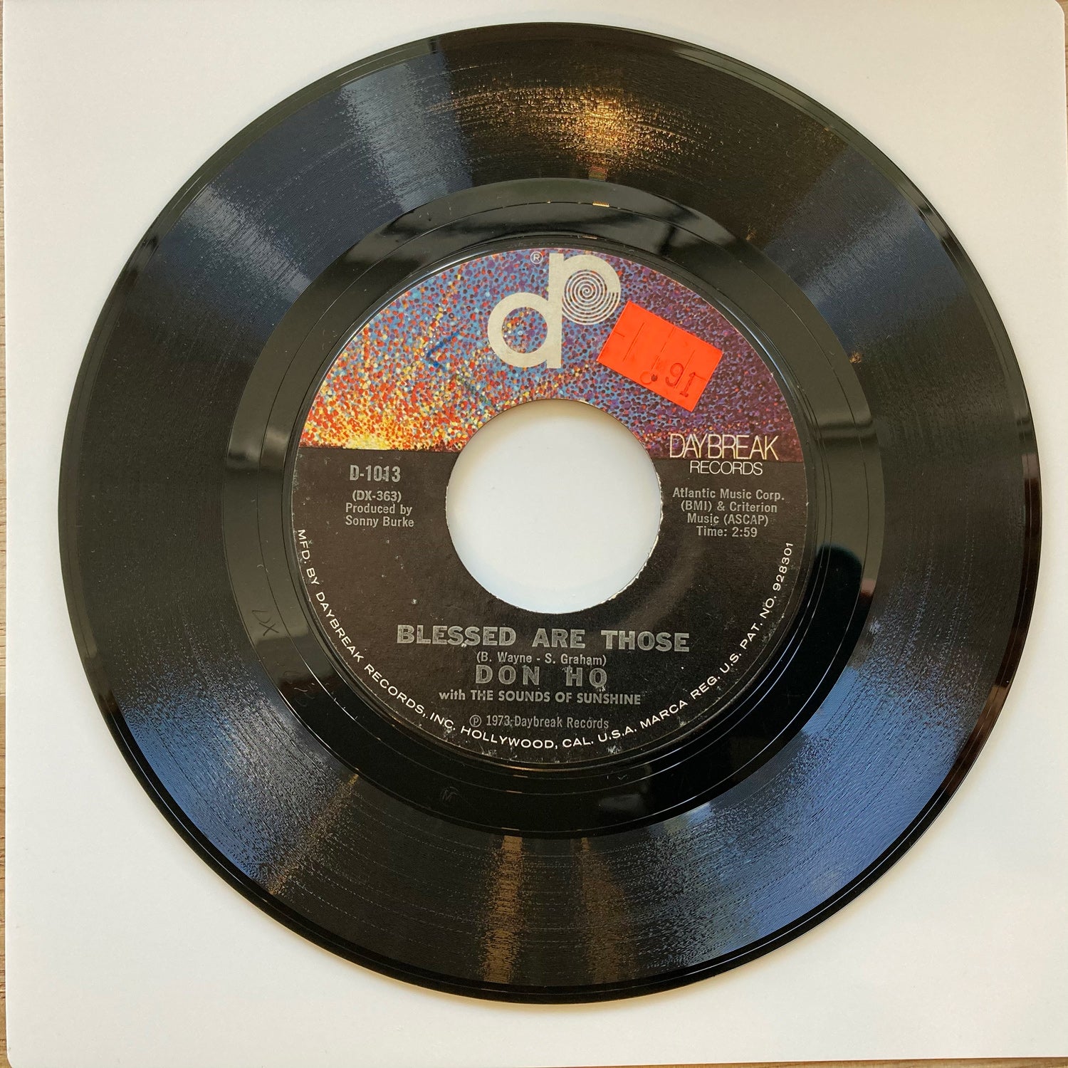 Don Ho - One More Song / Blessed Are Those (7")