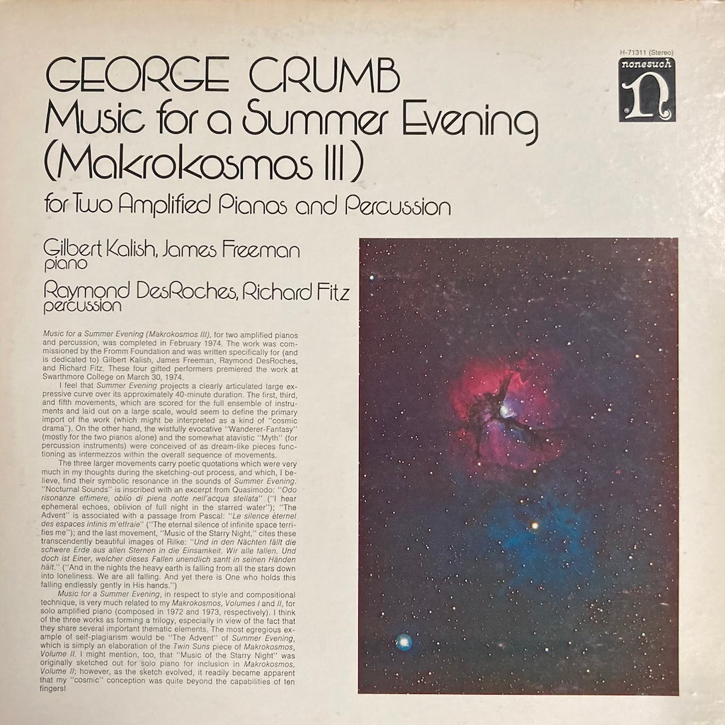 George Crumb - Music for a Summer Evening (Makrokosmos III)