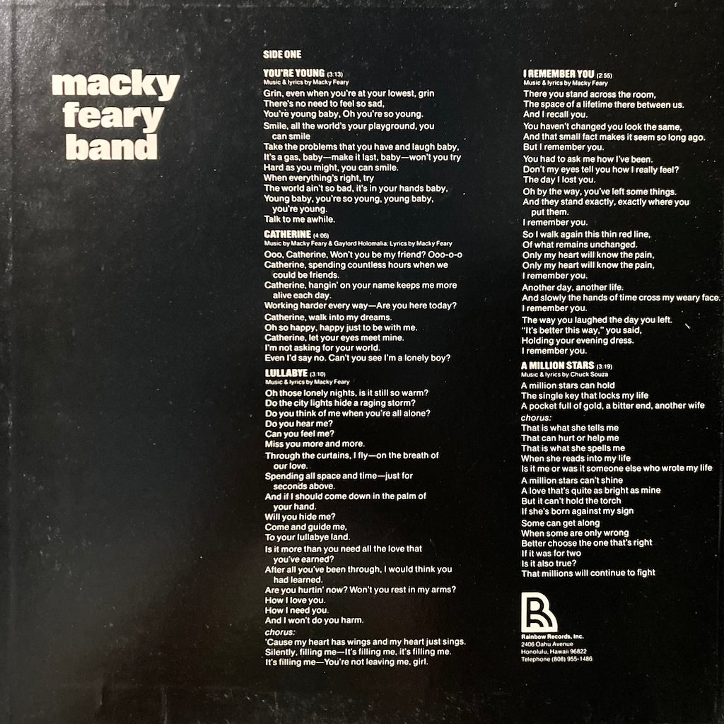 Macky Feary Band - Macky Feary Band