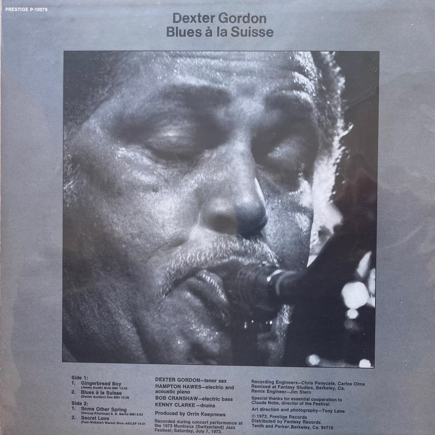 Dexter Gordon - Blues a la Suisse