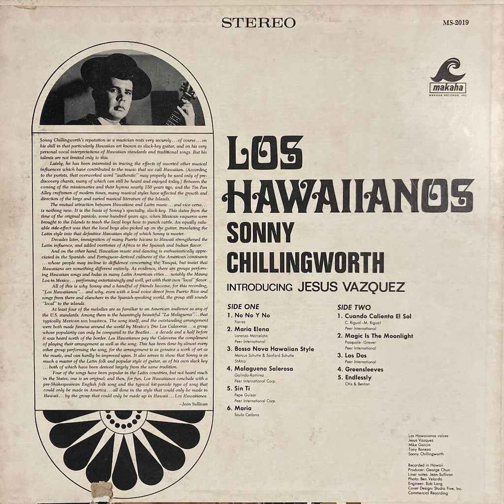 Sonny Chillingworth - Los Hawaiianos