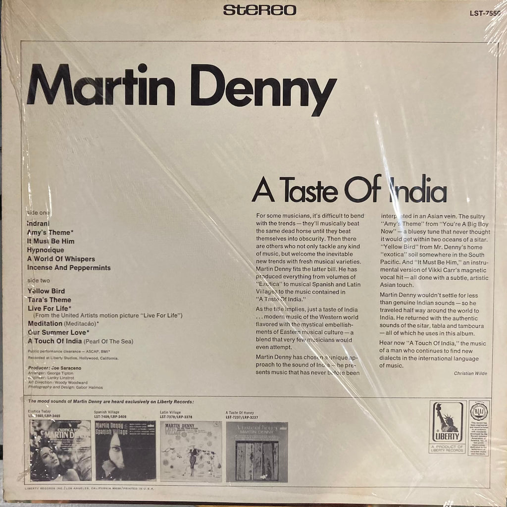 Martin Denny - A Taste of India