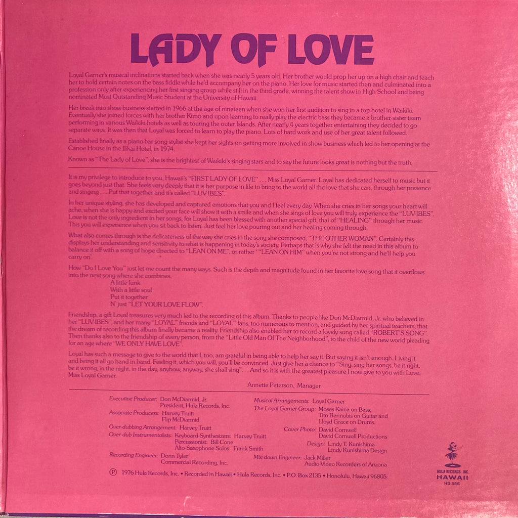 Loyal Garner - Lady of Love