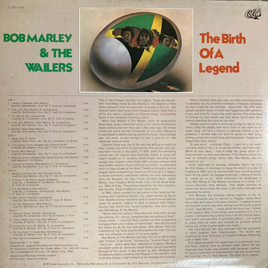 Bob Marley & The Wailers - The Birth Of A Legend