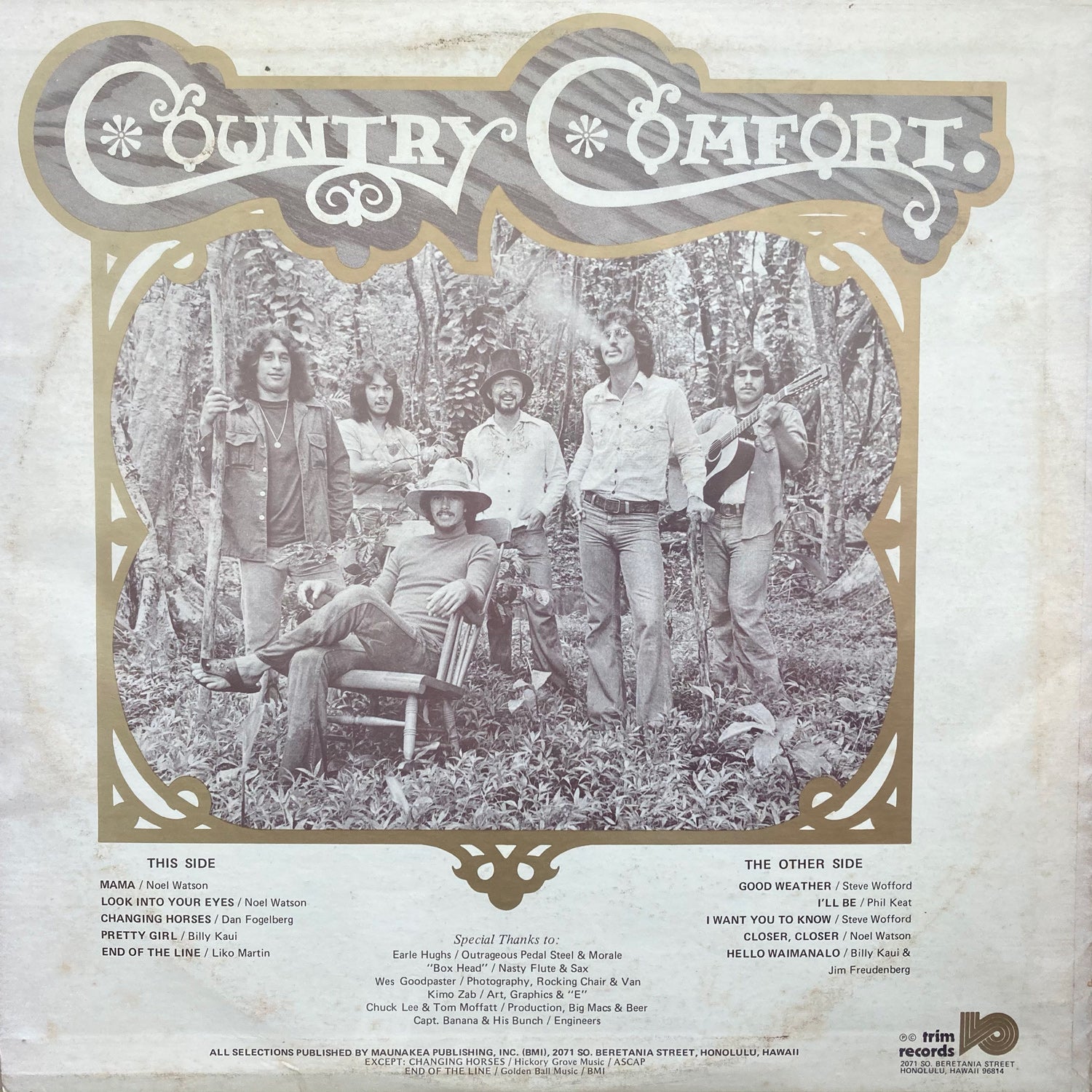 Country Comfort - S/T [white cover]
