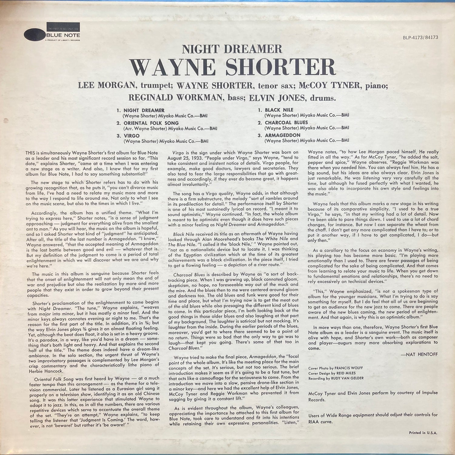 Wayne Shorter - Night Dreamer