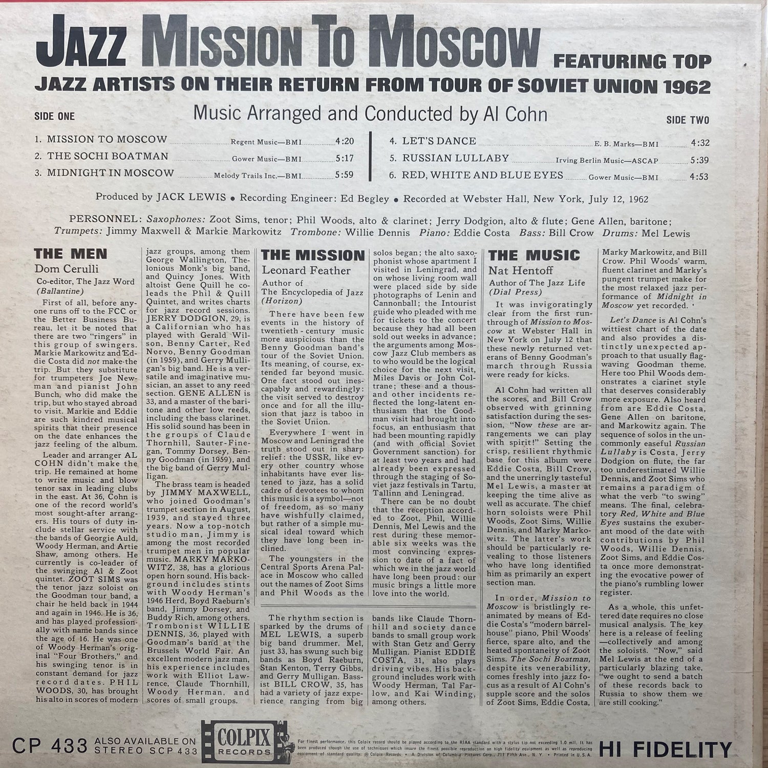 Jazz Mission To Moscow