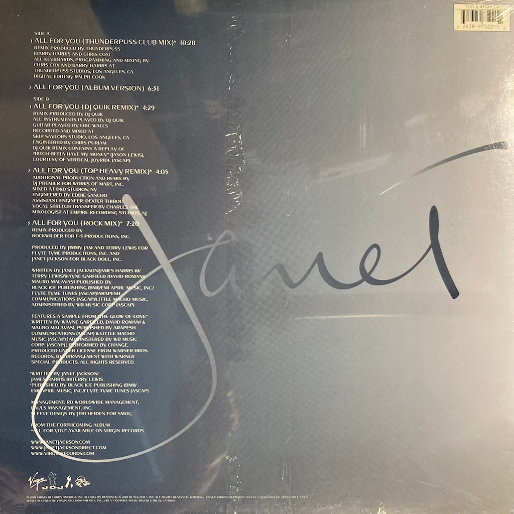 Janet Jackson - All For You [sealed]