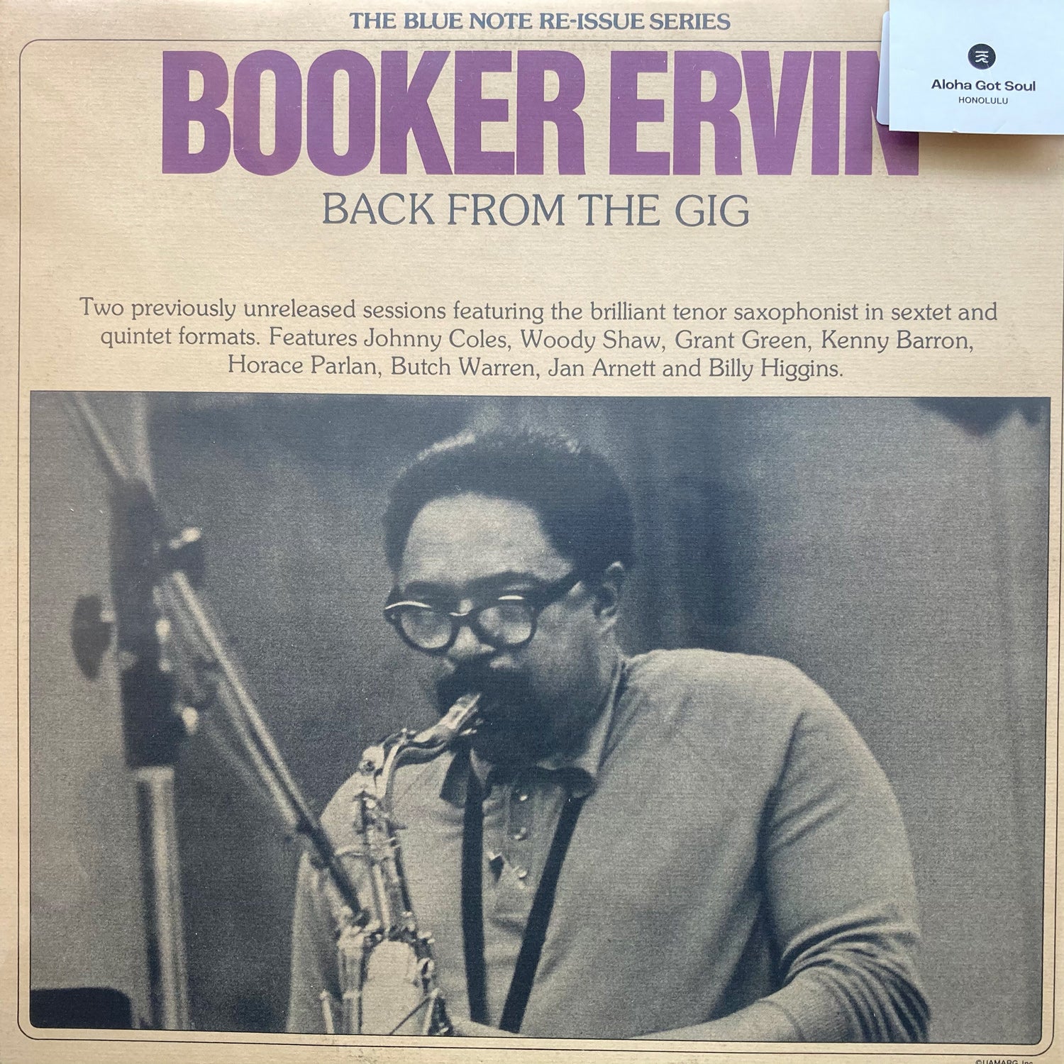 Booker Ervin - Back From The Gig