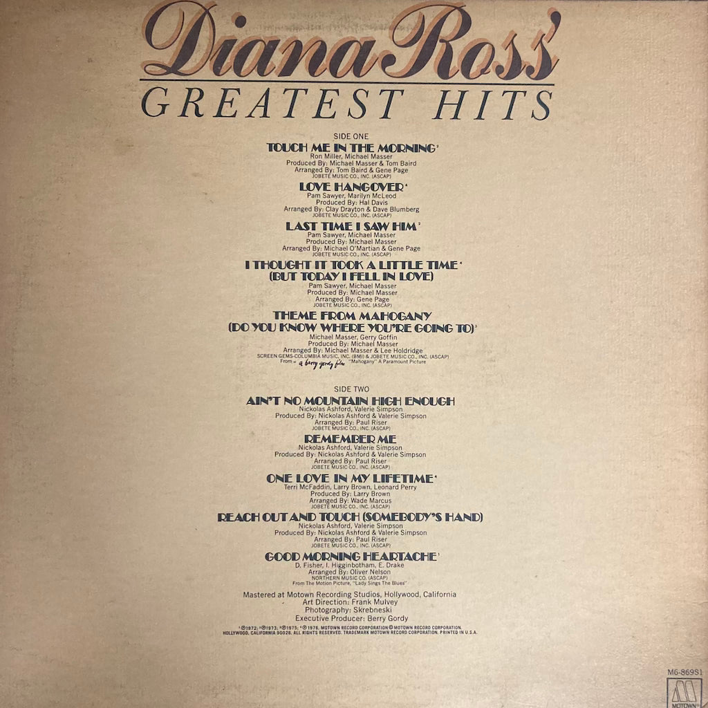 Diana Ross - Greatest Hits