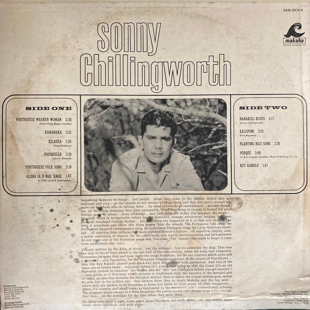 Sonny Chillingworth - Sonny Chillingworth