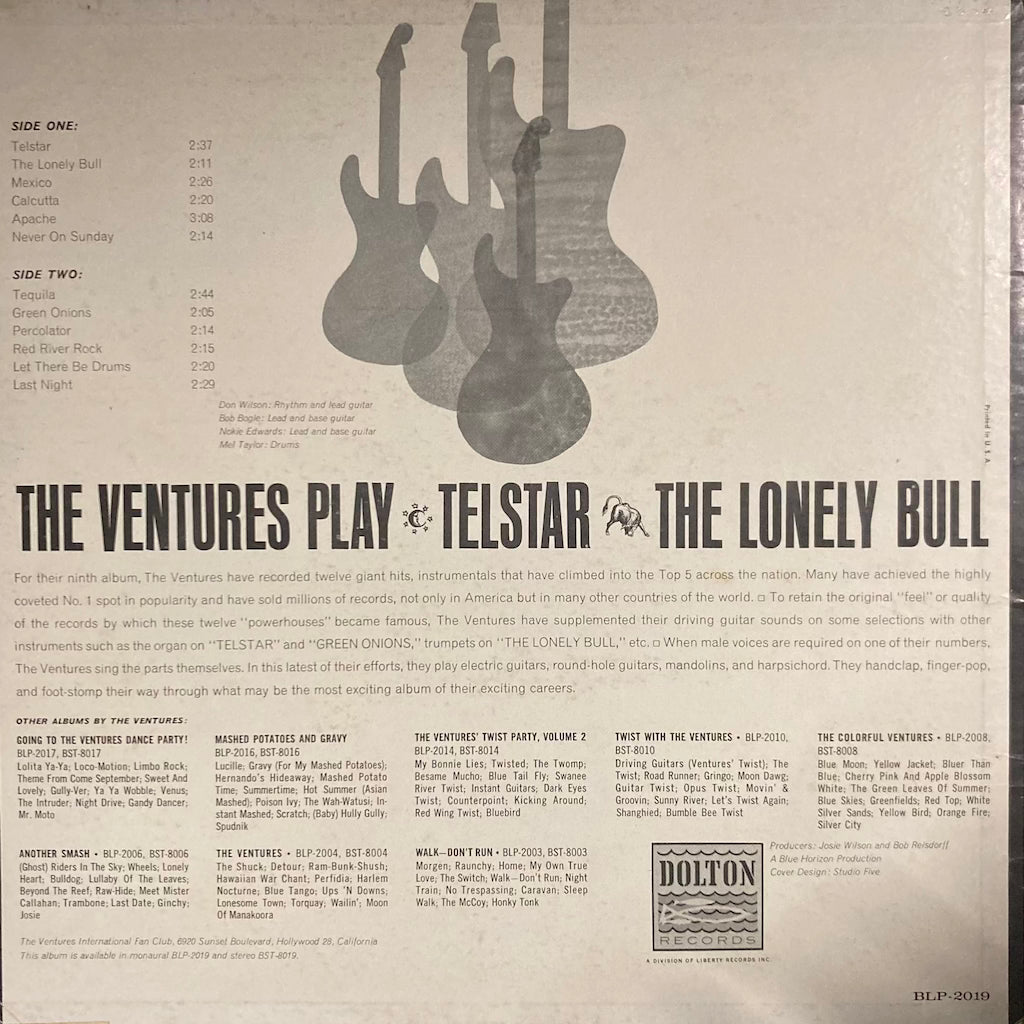 The Ventures - Telstar, The Lonely Bull