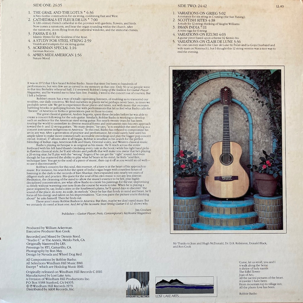 Robbie Basho - Art of the Acoustic Steel String Guitar 6 & 12