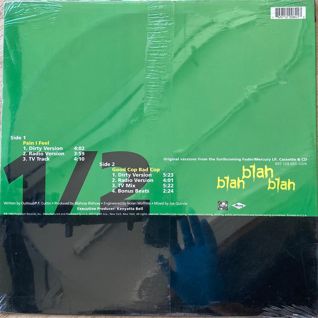 Blahzay Blahzay - Pain I Feel [sealed]