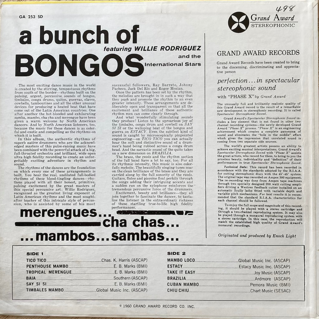 A Bunch of Bongos featuring Willie Rodriguez