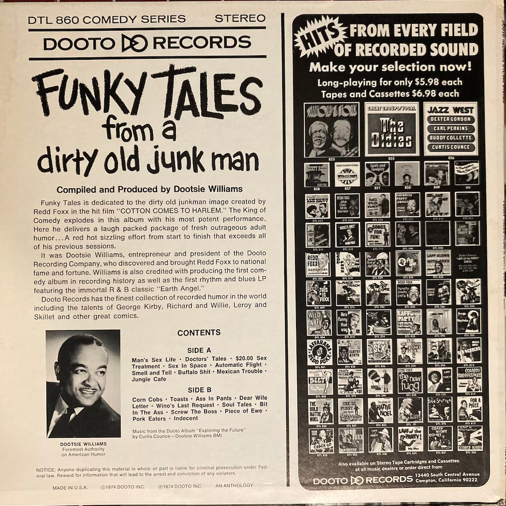 Redd Foxx -  Funky Tales From A Dirty Old Junk Man