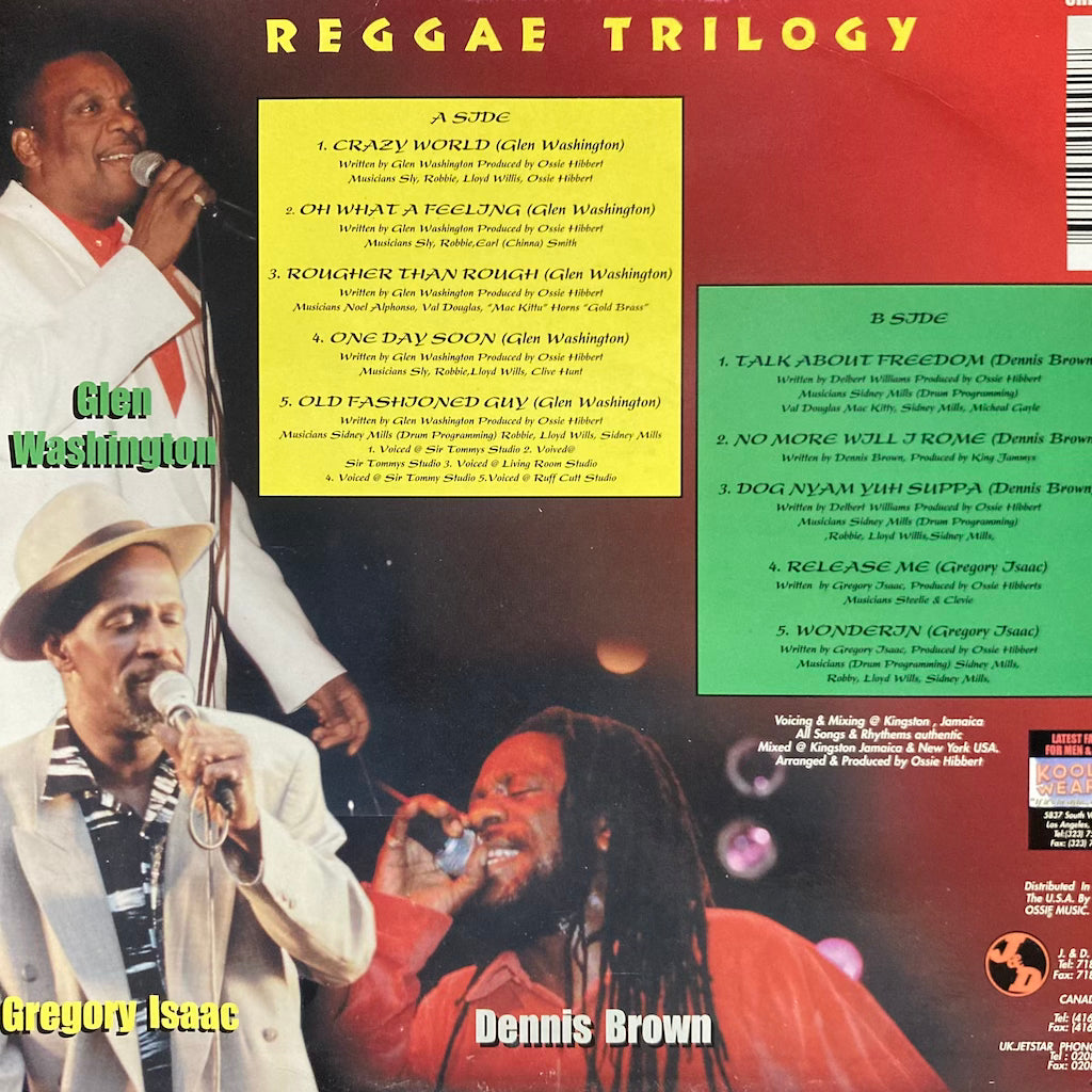 Dennis Brown, Gregory Isaac, Glen Washington - Reggae Trilogy
