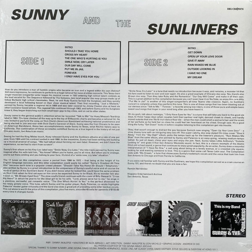 Sunny & The Sunliners - Mr Brown Eyes Soul