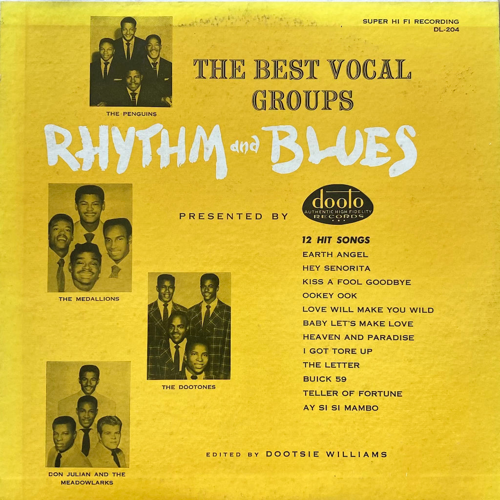 Various - The Best Vocal Groups Rhythm And Blues